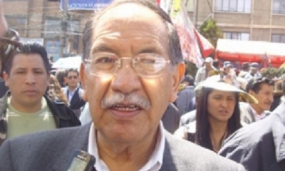 Edgar Ramírez, exejecutivo de la Central Obrera Boliviana/Foto. RRSS