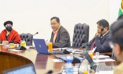 Diputado Arce da por hecho de que habrá cambios en el gabinete de Arce.