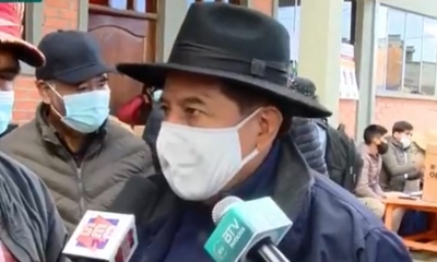 David Choquehuanca, vicepresidente de Bolivia/Foto. Captura de pantalla