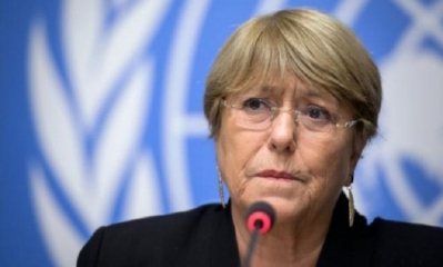 La alta comisionada de las Naciones Unidas para los Derechos Humanos, Michelle Bachelet