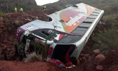 El accidente fue en Chuquisaca