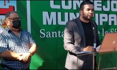 El concejal Negrete y el secretario de Finanzas de Santa Cruz