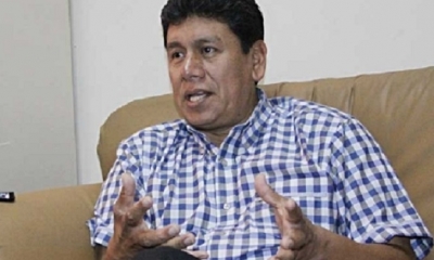 Iván Arciénega, alcalde de Sucre/Foto. RRSS
