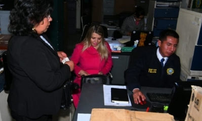 Marcruz Ribera asistió a su declaración informativa/Foto. KA