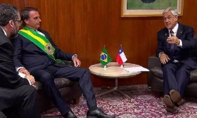 Jair Bolsonaro y Sebastián Piñera/Foto. RRSS