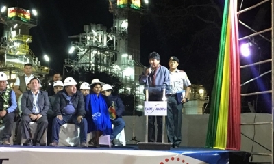 El presidente Evo Morales