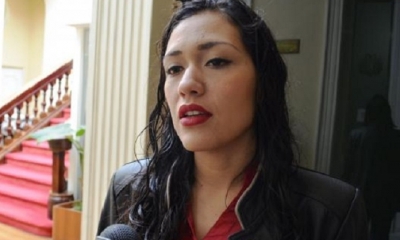 Adriana Salvatierra, senadora del Movimiento Al Socialismo (MAS). Foto: Internet