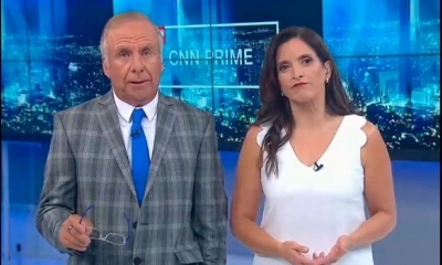 Fernando Paulsen y Matilde Burgos en el espacio CNN Chile