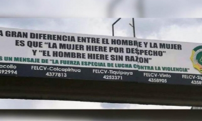 Ese mensaje tenía el letrero/Foto. RRSS