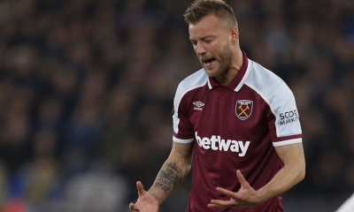 Andriy Yarmolenko juega en el West Ham Inglés.