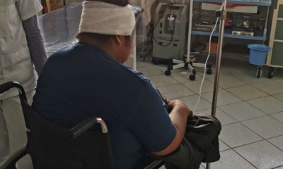 Herido del accidente de la flota.