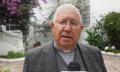 El monseñor Jesús Juárez, arzobispo de Sucre. | Cortesía