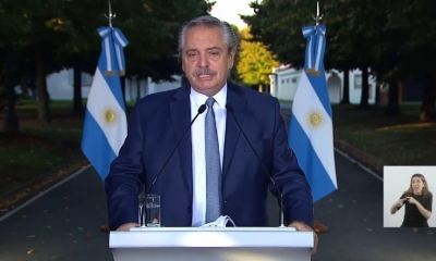 Presidente de Argentina, Alberto Fernández.