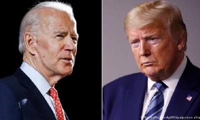 Biden y Trump se enfrentan a distancia.