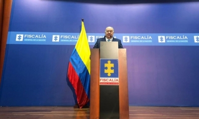 El embajador del gobierno de Juan Guaidó en Colombia, Humberto Calderón Berti