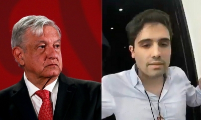 Andrés Manuel López Obrador y Ovidio Guzmán