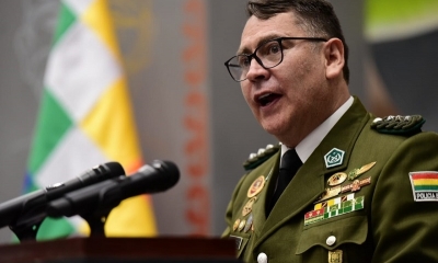 El comandante de la Policía, general Jhonny Aguilera.