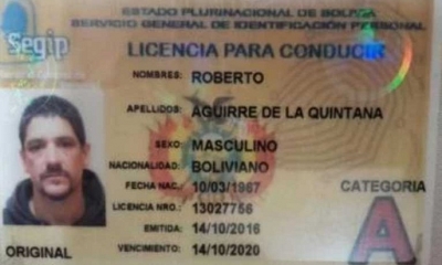Walter Alberto Brauton Steimbach, violador en serie más buscado de Argentina, tenía licencia de conducir boliviana con otra identidad.