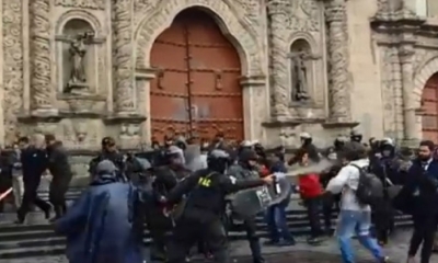 Rivera aclaró, sin hacer alusión al clero boliviano, que la policía actuó conforme establecen las normas