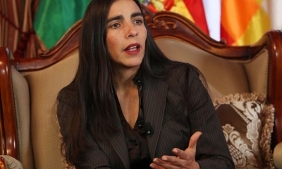 La ministra de Salud, Gabriela Montaño