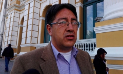El diputado opositor, Gonzalo Barrientos.