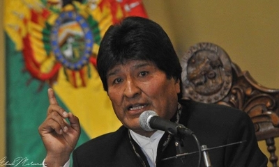 El presidente Evo Morales en rueda de prensa.| Foto archivo | APG