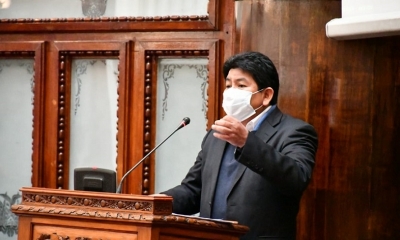 El diputado del Movimiento Al Socialismo (MAS), Edgar Montaño