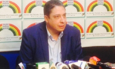 Héctor Arce, ministro de Justicia/Foto. RRSS