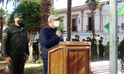 El ministro de Gobierno, Arturo Murillo
