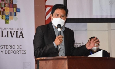 El ministro de Salud y Deportes, Jeyzon Auza