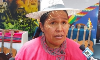 Sabina Orellana, ministra de Culturas.