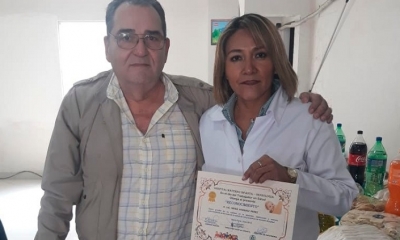Reconocimiento a los funcionarios que se destacaron en el cumplimiento diario de su fuente laboral. Foto: CNS