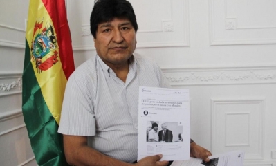 El expresidente Evo Morales