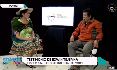 Edwin Tejerina, fue Secretario General de la Alcaldía de Potosí.