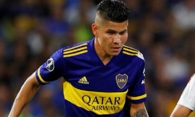 Jorman Campuzano,  jugador colombiano de Boca Juniors /  Foto - Reuters