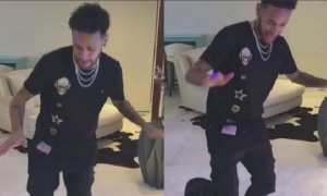 Neymar arrasa en las redes sociales con su baile sin muletas. Foto: Internet