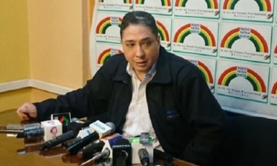 El ministro de Justicia, Héctor Arce.