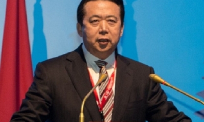 Meng Hongwei, desapareció a finales de septiembre/Foto. RRSS