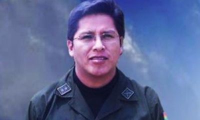 El fallecido es el teniente Juan Carlos Morales Coaricoma/Foto. Policía.
