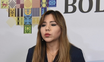 La viceministra de Comunicación, Gabriela Alcón