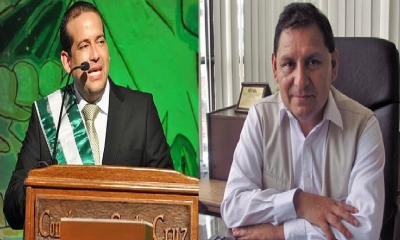 Luis Fernando Camacho y  Elogio Núñez