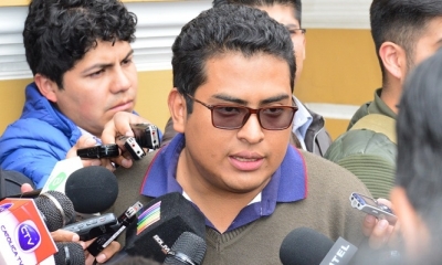 El diputado del Movimiento Al Socialismo (MAS), Elmar Callejas