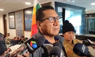 El diputado Freddy Mamani.