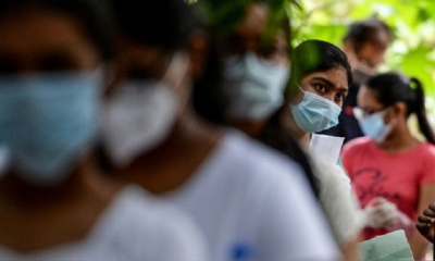 El número de casos en la India, que sigue siendo alto a pesar de que la curva ha comenzado a descender ligeramente
