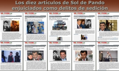 El director de Pando, Wilson García ratificó sus 10 notas periodísticas. Foto: García Mérida
