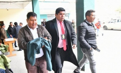Juan Carlos León, en el momento de ser aprehendido. | APG