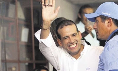El exlíder cívico, Luis Fernando Camacho