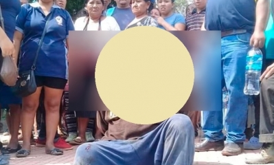 La Policía rescató al extranjero/Foto. RRSS