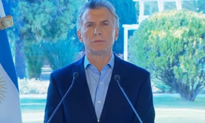 Mauricio Macri, presidente de Argentina/Foto. Captura de pantalla
