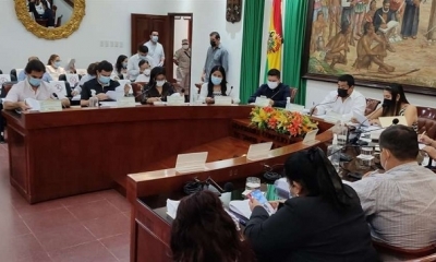 Sesión de concejales 